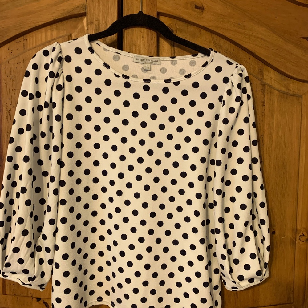 Green envelop size L blouse